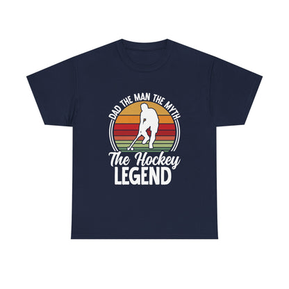 The Hockey Legend Dad Design Unisex T-Shirt