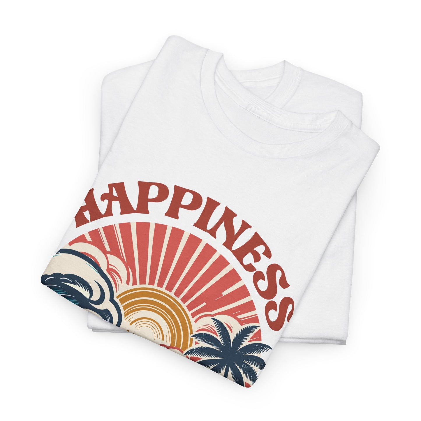 Happiness Comes In Waves Unisex T-shirt